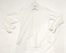 Vintage 90s Versace Shirt White Elegance Small Medium 15 38 Italian Style