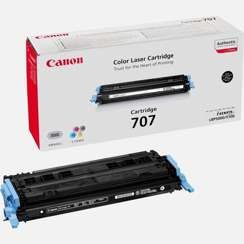 Toner nero originale canon 707 - toner,