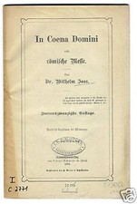 Joos: A Coena Domini e Messa