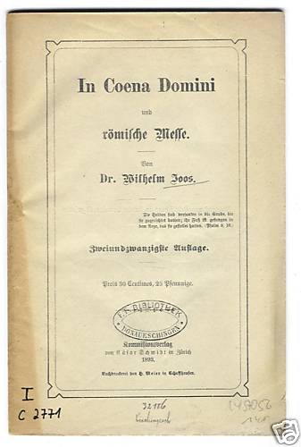 Joos coena domini e - joos:,