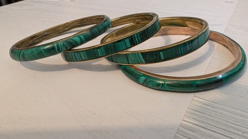Bracciale malachite naturale - bracciale,