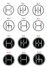 Adesivo schema cambio Deutz