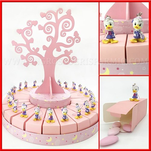Torta bomboniere rosa con - di,