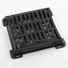 GRIGLIA CONCAVA IN GHISA SFEROIDALE ICQM CLASSE C250 A NORMA UNI EN 124-2:2015