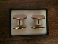 GEMELLI PER CAMICIA - PLACCATI ORO E MADREPERLA