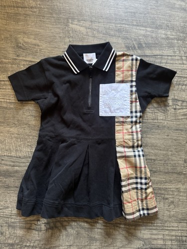 Burberry girls black beige - burberry,