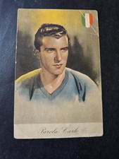 cartolina calciatori anni 60 originale Carlo Parola Juventus Nazionale