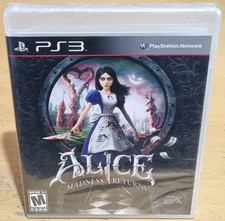 Alice Madness Returns per Sony PS3 nuovo e sigillato in fabbrica NTSC-U/C / USA