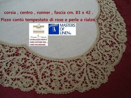 Centro ovale lino pizzo - , cantù
