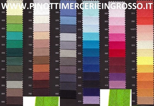 Nastro sbieco cotone - cotone, 25