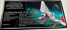 Adesivo lego star wars ucs - adesivo,