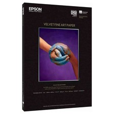 Carta fine art velluto originale Epson A2 260 g/m² - 25 fogli (C13S042096)
