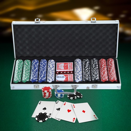 Homcom valigetta poker set - homcom,