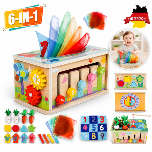 Cubo motorio montessori - cubo,