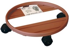 PORTAVASO IN METALLO CON RUOTE