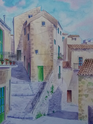 Acquerello fausto rizzo - acquerello,