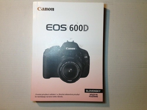 Canon eos 600d návod - 600d,