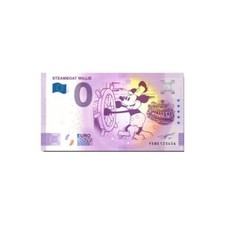 0€ ZERO EURO SOUVENIR - STEAMBOAT WILLIE- FEBE  2024-1
