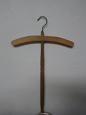 ANTICA GRUCCIA APPENDIABITI OMINO OMETTO STAMPELLA IN LEGNO CLOTHES HANGER 13