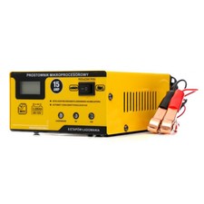 CARICABATTERIA CARICABATTERIE 6V 12V 15A PER AUTO MOTO SCUOTIOLIVE MACCHINE