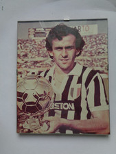 JUVENTUS - *PLATINI* FOTOGRAFIA CON PALLONE D'ORO MESSA SU QUADRO - 25X20 Cm.