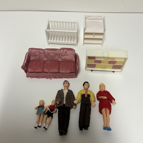 Vintage dollhouse furniture - vintage,