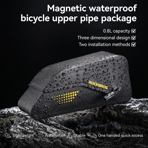 Rockbros borsa tubo top bici - tubo,