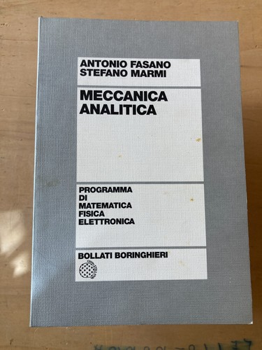 Meccanica analitica antonio - analitica,