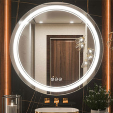 Specchio bagno rotondo con