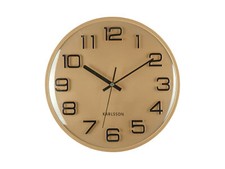 Orologio da parete in oro 3D