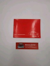 Libretto uso e manutenzione