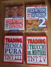 4 Libri TRADING LIBRARY : STOCK PATTERNS DAY TRADING 1, 2 + TNT TECNICA III e IV