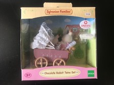 Sylvanian Families Chocolate Rabbit Twins Set