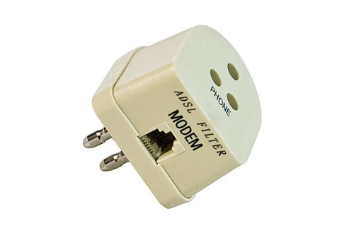 Filtro adsl con plug presa - con,