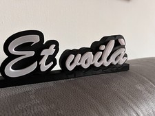 Scritta Insegna Personalizzata in 3D Targa Decorativa e Pannello per Decorazione