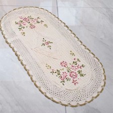 14"x32" Vintage Embroidered