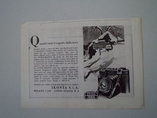 advertising Pubblicità 1938 ZEISS IKON SUPER IKONTA 6X6