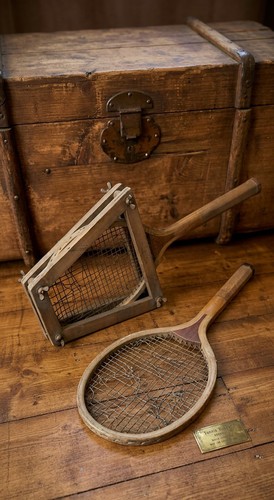 Antiche racchette tennis - antiche,