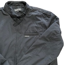 Bomber nero solo membri giacca 4XL uomo classico zip davanti casual capospalla