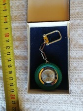   Orologio portachiavi pneumatico vintage. Pingard. Verde. Condizioni perfette.