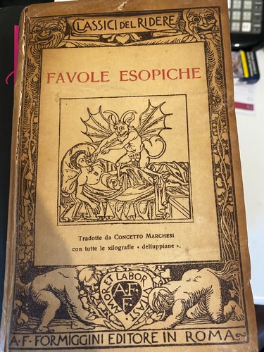 Favole esopiche formiggini - esopiche,