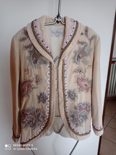 Giacca donna beige - beige, velluto