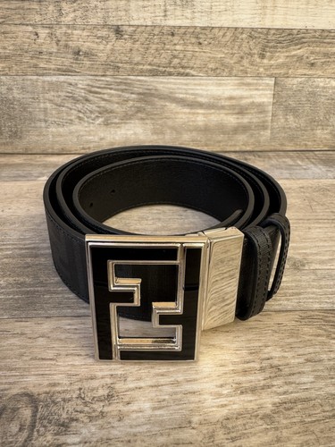 Fendi reversible belt silver - reversible,