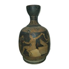 Vaso. Lekitos Riproduzione Antica Arte Greca H Cm24 