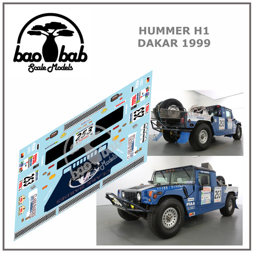 Calcas hummer h1 dakar - 1/43,