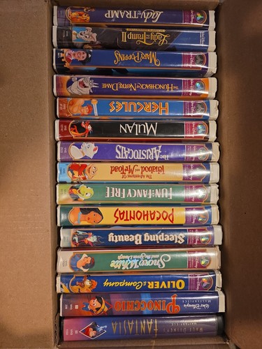 Disney vhs tapes from their - from,
