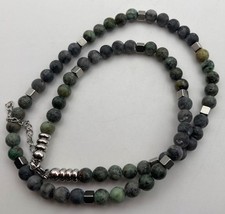 Collana Pietre Labradorite Turchese Africano