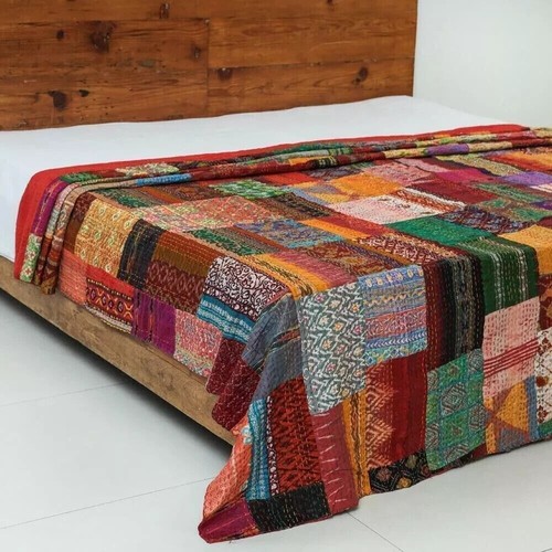 Coperta copriletto kantha - copriletto,