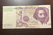 50000 Lire Bernini II Tipo