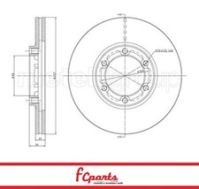 COPPIA DISCHI FRENO ANTERIORI ISUZU CAMPO GEMINI REMSA DF606720